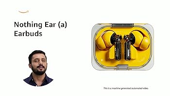 Nothing Ear (a) Wireless Earbuds, 45dB Hybrid Noise Cancelling, Hi Nothing Ear (a) Wireless Earbuds, 45dB Hybrid Noise Cancelling, Hi